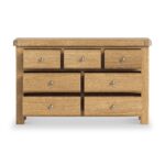 Portland Oak 3 Over 4 Drawer Chest - Image 13