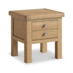 Portland Oak Lamp Table - Image 5