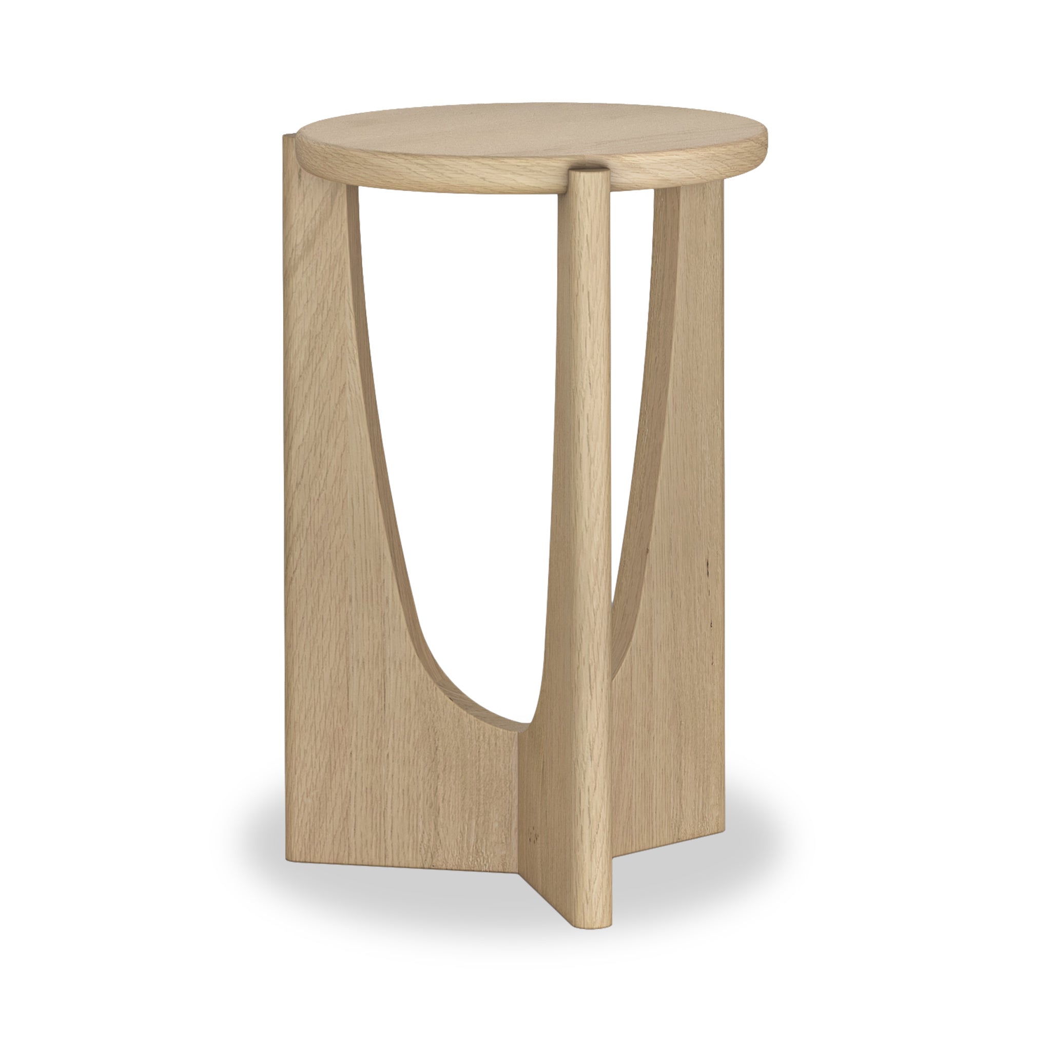 RFCORN8432-Whitstone-Oak-Side-Table-Angle1 Whitstone Oak Side Table - Image 1