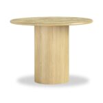 Calder Light Burl 100cm Round Dining Table