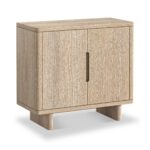Mylor Washed Oak 2 Door Shoe Storage Unit