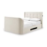 Koble Wafer Boucle Upholstered TV Bed - Image 4