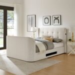 Koble Wafer Boucle Upholstered TV Bed - Image 3