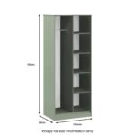 Hudson Tall Open Shelf Unit - Image 17