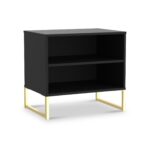 Hudson 2 Open Shelf Bedside Table - Image 7