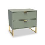 Hudson 2 Drawer Bedside Table