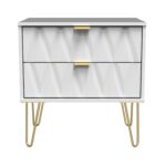 Geo 2 Drawer Utility with Gold Hairpin Legs - Image 14
