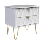 Geo 2 Drawer Utility with Gold Hairpin Legs - Image 13