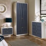 Geo Panelled 2 Door 2 Drawer Wardrobe - Image 12