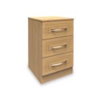 Killgarth 3 Drawer Bedside Table - Image 5