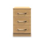 Killgarth 3 Drawer Bedside Table - Image 6