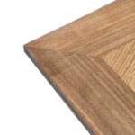 Montford 180cm Elm & Oak Top Dining Table - Image 4