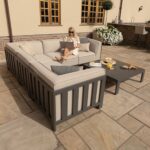 Maze Ibiza Small Corner Sofa Set With Square Table - Image 3
