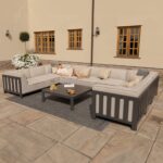 Maze Ibiza U Shape Sofa Set With Square Table - Image 5