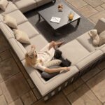 Maze Ibiza U Shape Sofa Set With Square Table - Image 7