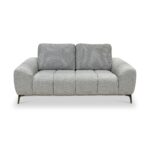 Ruelle Textured Fabric 2 Seater Sofa