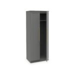 Bramham Grey 2 Door Wardrobe - Image 3