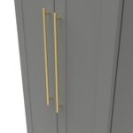 Bramham Grey 2 Door Wardrobe - Image 4