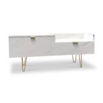 Moreno Marble Effect TV Console Unit