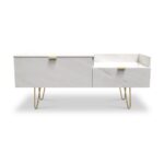 Moreno Marble Effect TV Console Unit - Image 2