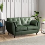 Edison Leather 2 Seater Sofa - Image 16