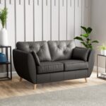 Edison Leather 2 Seater Sofa - Image 53