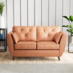 Edison Leather 2 Seater Sofa - Image 48
