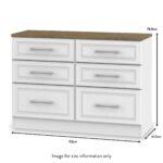 Talland 6 Drawer Wide Chest - Image 13