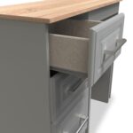 Talland White Dressing Table with Stool - Image 8