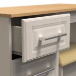 Talland White Dressing Table with Stool - Image 13