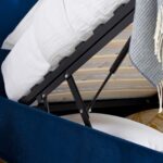 Kia Velvet Ottoman Bed - Image 9