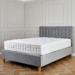 Kia Velvet Ottoman Storage Bed Frame - Image 5