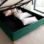Kia Velvet Ottoman Bed - Image 3