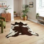 Alamo Faux Cow Print Rug - Image 3