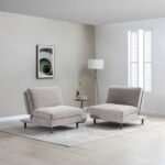 Carrington Chenille Click Clack Lounge Chair - Image 21