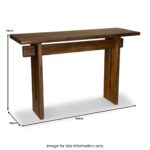 Morelle Acacia Wood Console Table - Image 5