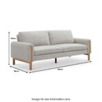 Alverton 3 Seater Click Clack Sofa Bed - Image 28
