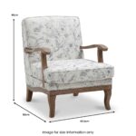Bailey Meadow Print Accent Chair - Image 9