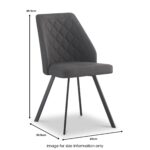Camillo Quilted Back Dining Chair - Image 17