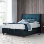 Southwick Velvet Ottoman Storage Bed Frame