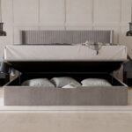Princeton Slim Pleat Ottoman Bed Frame - Image 4