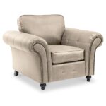 Edward Faux Leather Armchair - Image 9