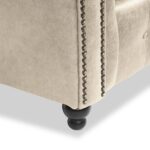 Edward Faux Leather Armchair - Image 15