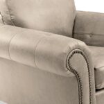 Edward Faux Leather Armchair - Image 11