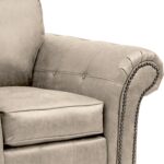 Edward Faux Leather Armchair - Image 12