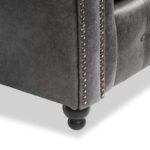 Edward Faux Leather Armchair - Image 23