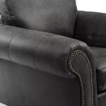 Edward Faux Leather Armchair - Image 19