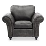 Edward Faux Leather Armchair - Image 18
