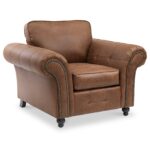 Edward Faux Leather Armchair