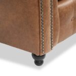 Edward Faux Leather Armchair - Image 7